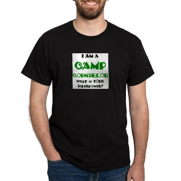 CafePress - Camp Counselor Dark T Shirt - Men's Classic Graphic Cotton T-Shirt