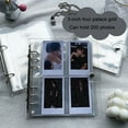 thumbnail image 6 of Fufafayo under $5 Small Photo Album, Photo Storage with Translucent Frosted Cover, Artwork Postcards Pictures Stickers Organizer, Memory Keeper, Photo Organizer, 6 of 6