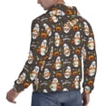 thumbnail image 6 of Rateoe Gnome And Pumpkin Pattern Mens Hoodie, Pullover Hooded Sweatshirt, Kangaroo Pocket Hoodie Ideal for Daily Wear, Travel and Home-4X-Large, 6 of 7