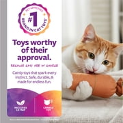 SmartyKat Kolossal Karrot Kicker Plush Catnip Cat Toy