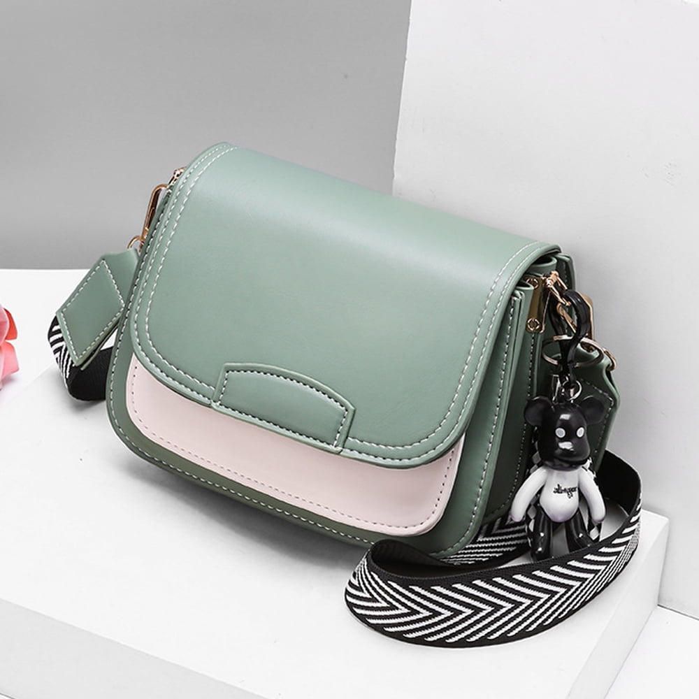 Crossbody Bag for women,Wide Strap Cell Phone Purse Shoulder bag  Wallet,black，G141047