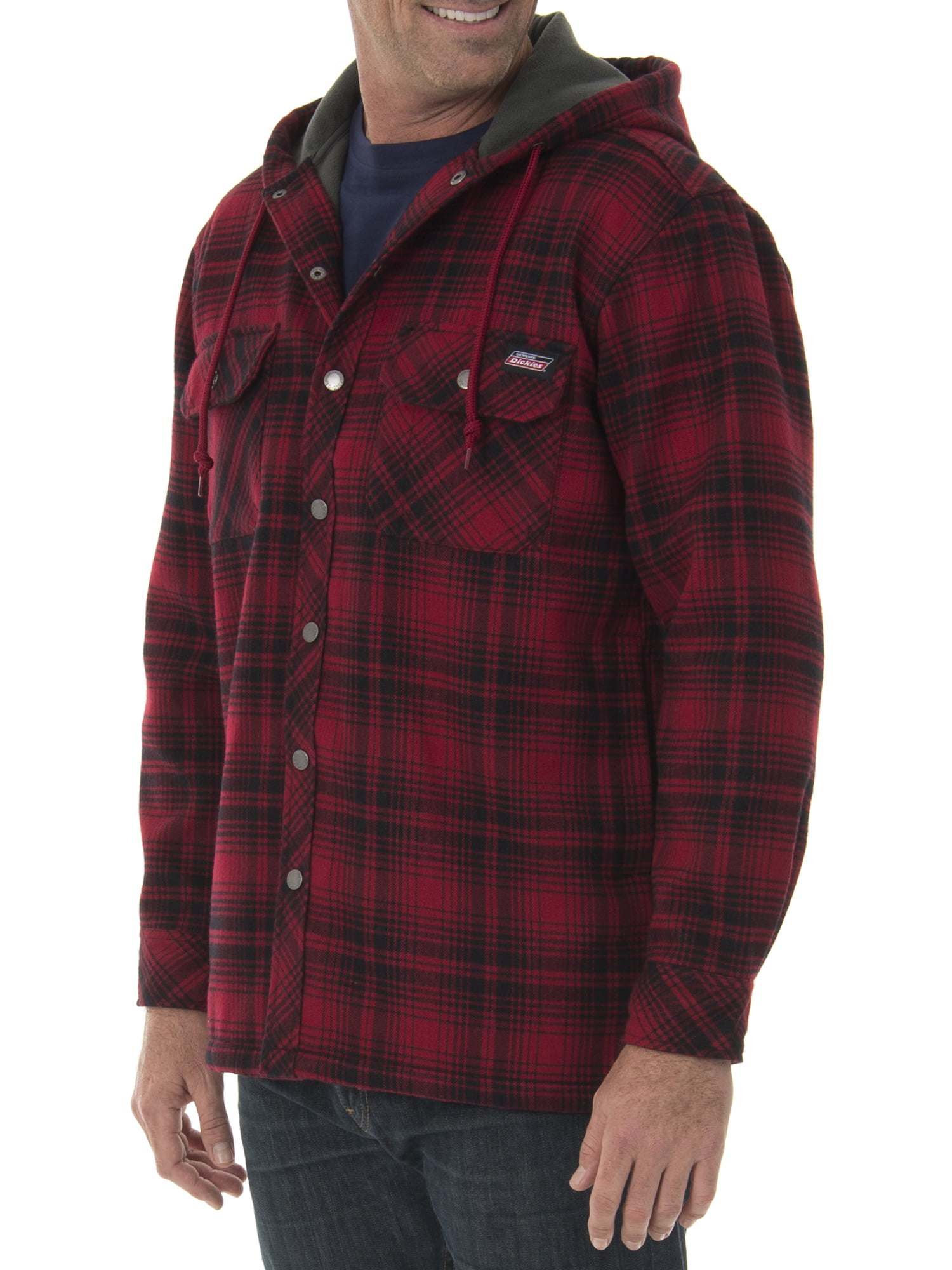 Dickies Fleece Lined Shirt Jacket - Walmart.com