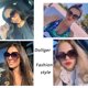 thumbnail image 2 of Gafas de sol Dollger Oversized Square con protección 100% UV, 2 of 6