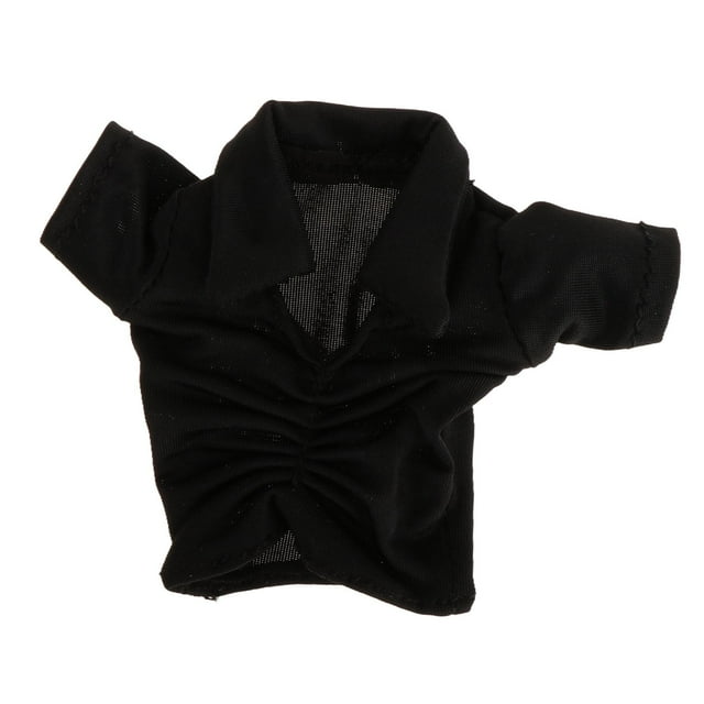 Figuras 1/6, camisa de niña, ropa de muñeca, accesorios, regalos para niños, ropa, modelo de cuerpo Negro
