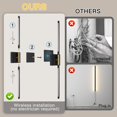 thumbnail image 2 of Candelabros de pared TaoFiaco LED, inalámbricos, recargables, 80 cm, 2 of 8