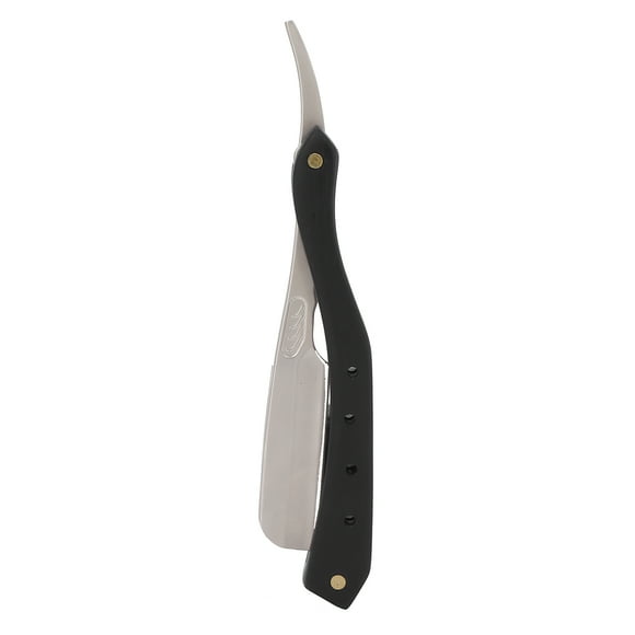 High Quality Men's Straight Edge Razor with Zinc Alloy and Wooden Handle (Blade Not Included)