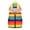 Yellow, variant on Toddler Boys Girls Warm Lined Down Vest Winter Cartoon Cat Pattern Sleeveless Hooded Coat Jacket Thicken Zipper