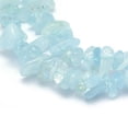 thumbnail image 3 of Natural Aquamarine Beads Strands Chip 5~7mm Hole: 0.8mm 16 inch(40.6cm), 3 of 3