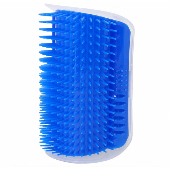 Cat Self Groomer Corner Brush, Wall Mounted Cat Grooming Brush for Cat Hair and Rubbing, TIKA