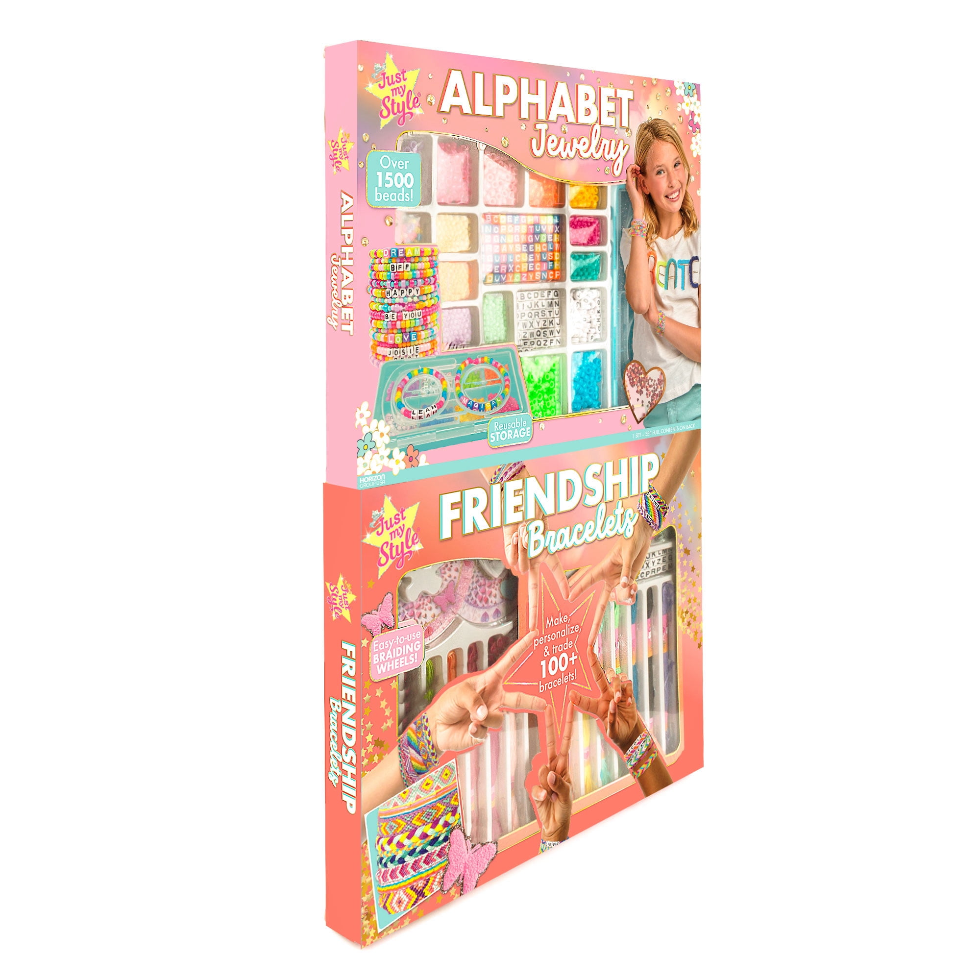 Just My Style 2-in-1 Alphabet Jewelry & Friendship Bracelets