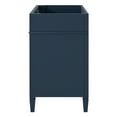 thumbnail image 6 of 30-inch Modern Blue Bathroom Vanity Cabinet with 3 Drawers & Door Organizer - No Top Sink Included, 6 of 7