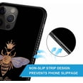 thumbnail image 5 of Compatible with iPhone 11 Case,Pattern Design Hard PC Back Cover Non-Slip Soft TPU Protective Case for iPhone 11 for Women 6.1inch-Queen Bee, 5 of 5