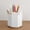 White, variant on Desk Pencil Pen Holder, 360-Degree Spinning Organizers, Desktop Storage Stationery Supplies, Cute Cup Pot for Office, Art Supply