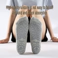 thumbnail image 3 of Calcetines de yoga gruesos profesionales para mujeres con agarres y correas antideslizantes, ideales para pilates, ballet, danza, entrenamiento descalzo Zhivalor CPB-DE-SSW37-2, 3 of 6