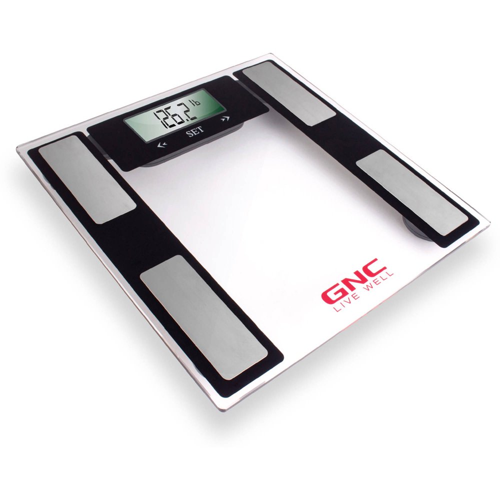 GNC Full Body Fat Scale, Clear