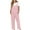Pink, variant on Fashion Plus Size Jumpsuits for Women Casual Summer Casual Loose Baggy Pocket Jumpsuit Playsuit Trousers Overalls Cotton And Linen Jumpsuit