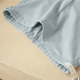 thumbnail image 4 of Hxshgdsn Maternity Pants Soft Straight Leg Stretchy Drawstring Waist Loungewear For Pregnancy Women Casual Blue L, 4 of 5
