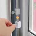 thumbnail image 2 of Paquete de 10 Cerraduras de Aluminio para Ventanas Corredizas, para Seguridad del Hogar, Color Plateado., 2 of 7