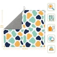 thumbnail image 3 of XMXT Microfiber Drying Mats, Multicolored Dot Decoration Absorbent Dish Drying Mat for Kitchen Counter, 16 x 18 inches, 3 of 9