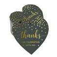 thumbnail image 1 of Inkdotpot Gold Foil Paper Hang Tags Thanks For Celebrating With Me Birthday Favor Tags 50 Pieces, 1 of 1