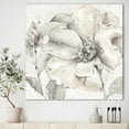 thumbnail image 2 of Designart 'Indigold Grey Peonies IV' Farmhouse Canvas Art, 2 of 3
