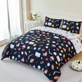 thumbnail image 5 of URBONUR Sports Kids Comforter Sets Twin Basketball Baseball Bedding Set for Boys 3Pcs Football Bed Sets Soft Microfiber Bedding Comforter Sets, 5 of 7