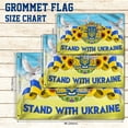 thumbnail image 4 of Flagwix Ukraine The Trident Sunflower Grommet Flag Stand With Ukraine DBD3420GF - 4x6 ft., No Flag Pole Rings, 4 of 5