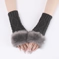 thumbnail image 4 of Yoyauz Women'sFingerless Gloves Arm Warm Knit Thumbhole Stretch, 4 of 5