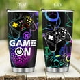 thumbnail image 2 of Gamer Mug Tumbler Boys Gifts - Gaming Gamepad Presents for Kids Teens Men Son Dad Boyfriend Husband Father Easter Birthday Christmas Video Game Controller Cup 20oz Stainless Steel, 2 of 6