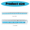 thumbnail image 5 of Osdhezcn 6in & 12in Professional Straight Edges Ruler with Imperials & Metric Measurement, 5 of 14