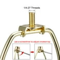 thumbnail image 4 of Uxcell 6 inch Lamp Harp Fitter for Lamp Shades Brass Finish 2 Pack, 4 of 6