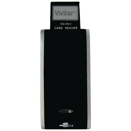 UPC: 0681066430637 | Vivitar Viv-rw-5000-blk 50-in-1 Card Reader