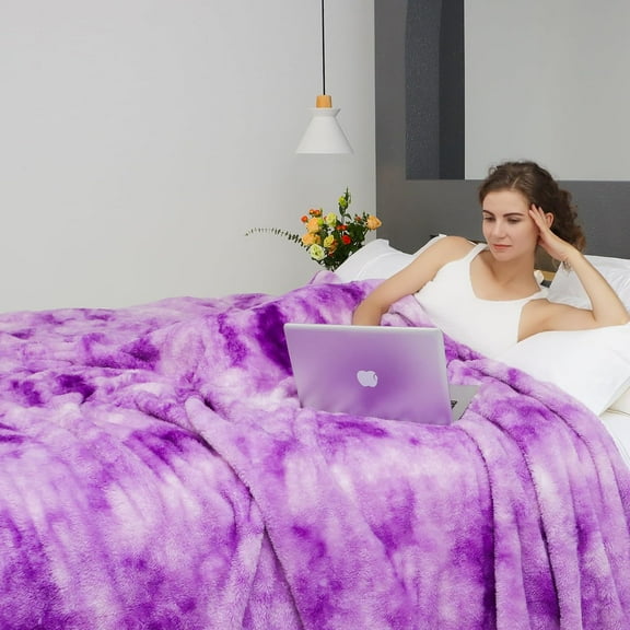 Soft Blankets Fuzzy Twin Bed Fleece Blanket Kids Warm Throw Blanket for Bed