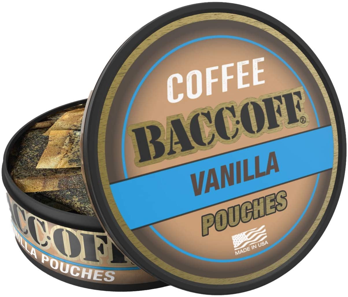 BaccOff, Premium Flavored Coffee Pouches, No Tobacco Dip, No Nicotine