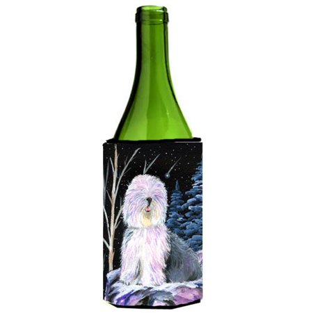 

Starry Night Old English Sheepdog Wine bottle sleeve Hugger
