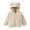 Khaki, variant on XBASW Toddler Girls Boys Ears Hooded Jacket Fleece Zipper Coat for Kids Warm Winter Thick Snowsuit Outerwear Size 1-6Y