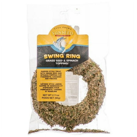 Vitakraft Vita Prima Sun Seed Swing Ring - Parakeet, Canary & Finch 2.1 oz (7 Pack)