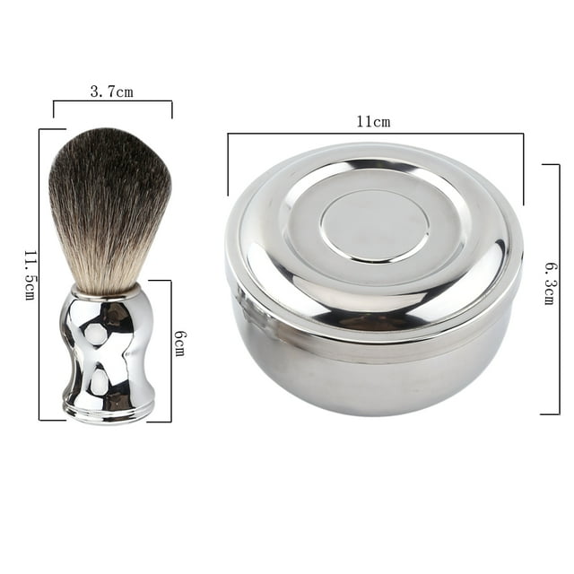 Bol à Brosse, Tasse de Rasage en Matériau de Haute Qualité Durable Pratique en Alliage pour Homme Rasage Humide