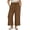 6010-leopard, variant on Plus Size Pants 2X Fashion Leopard Print Wide Leg Pants Smocked High Waist Trousers with Drawstring and Pockets Casual Summer Beach Lounge Pants 2XL 18W 20W