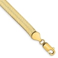 thumbnail image 6 of 14K Yellow Gold 5.5mm Silky Herringbone Chain, 6 of 6