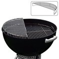 thumbnail image 2 of The Original 'Upper Deck' Stainless Steel Grilling Warming Smoking Rack Charcoal Grill Grate- For Use with 22 Inch Kettle Grills- Charcoal Grilling Accessories and Grill Tools Grill Rack, 2 of 5