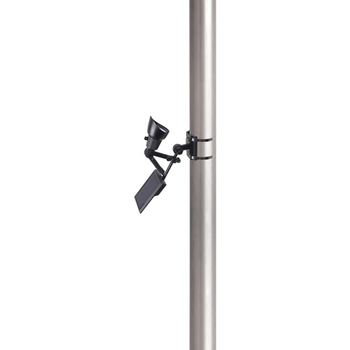 Moonrays 92320 Premium Output Solar Powered LED Flagpole Light, Black Finish by Coleman Cable Inc
