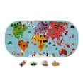 thumbnail image 1 of Janod - Bath Explorers Map - 28 Floating Foam Pieces - Bath Toy Puzzle for Toddlers - Age 3+ - J04719, 1 of 7