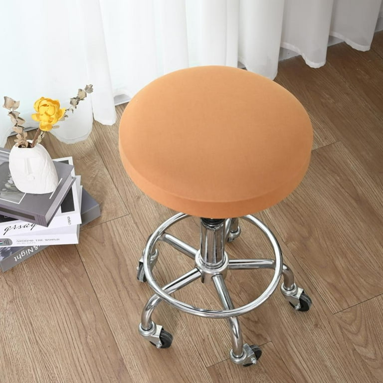 2 Pack Chair Covers Stretchy Bar Livingroom Stool Cover or Round