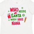 thumbnail image 4 of Inktastic Who Needs Santa when I Have Nana Boys or Girls Toddler T-Shirt, 4 of 5