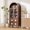 Brown, variant on SLSY 71-inch Tall Arched Kitchen Locker with Glass Doors, Vintage Wooden Arched Cabinet, Luxurious Arched Bookshelf, 4 Shelves and 2 Drawers, Suitable for Kitchens, Dining Rooms, and Living Rooms .