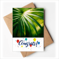 thumbnail image 1 of Green Picture Nature Wedding Cards Congratulations Greeting Envelopes, 1 of 3