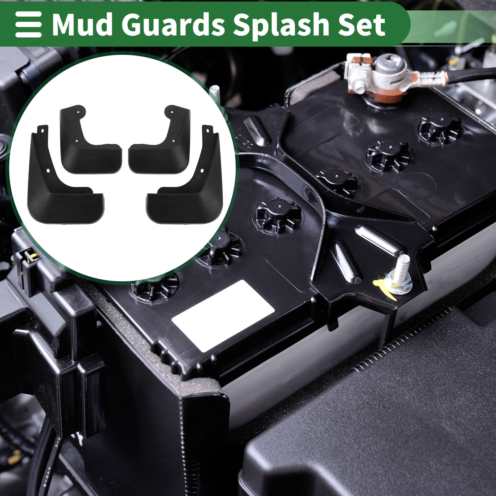 Guardabarros para Kia Soul Sport 2010-2013 con Soportes 2