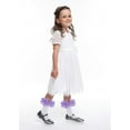 thumbnail image 5 of 3Pairs Girls Ruffle Socks Toddler Double Lace Sock Turn Cuff Frilly Dress Socks Pageant with Ruffles Little Baby Girl Kids, 5 of 7