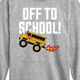 thumbnail image 3 of Instant Message - Off To School Bus - Toddler & Youth Long Sleeve Graphic T-Shirt, 3 of 6